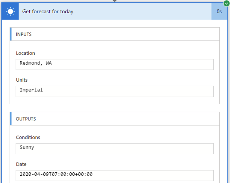 ภาพหน้าจอแสดงตัวอย่างการตรวจสอบรูปแบบเอาต์พุตวันที่เวลา
