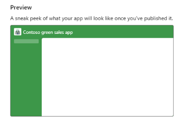 ภาพหน้าจอของแอปองค์กรแอบดูตัวอย่าง