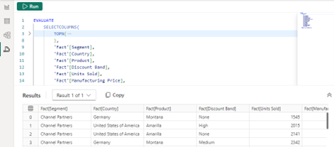 สกรีนช็อตของการแสดงแถวบน 100 แถว