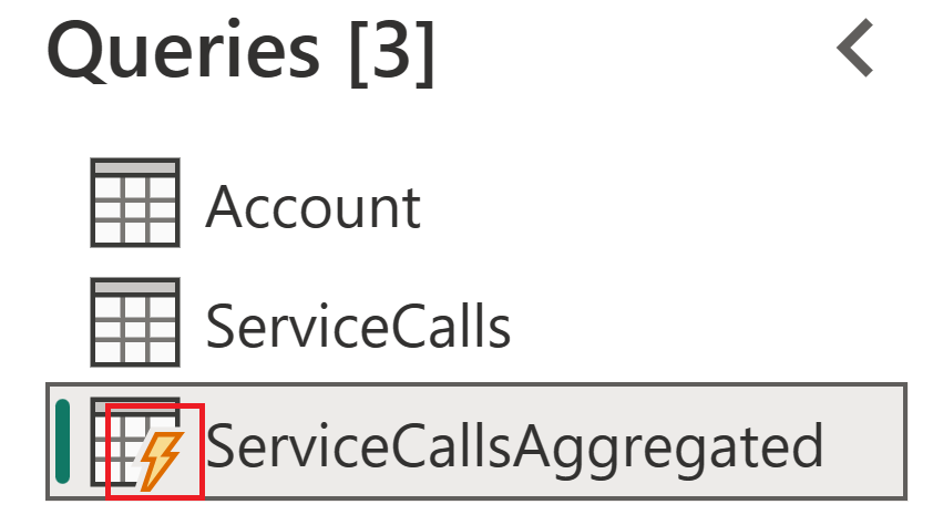 สกรีนช็อตของตารางที่คํานวณโดยเน้นไอคอนที่คํานวณ