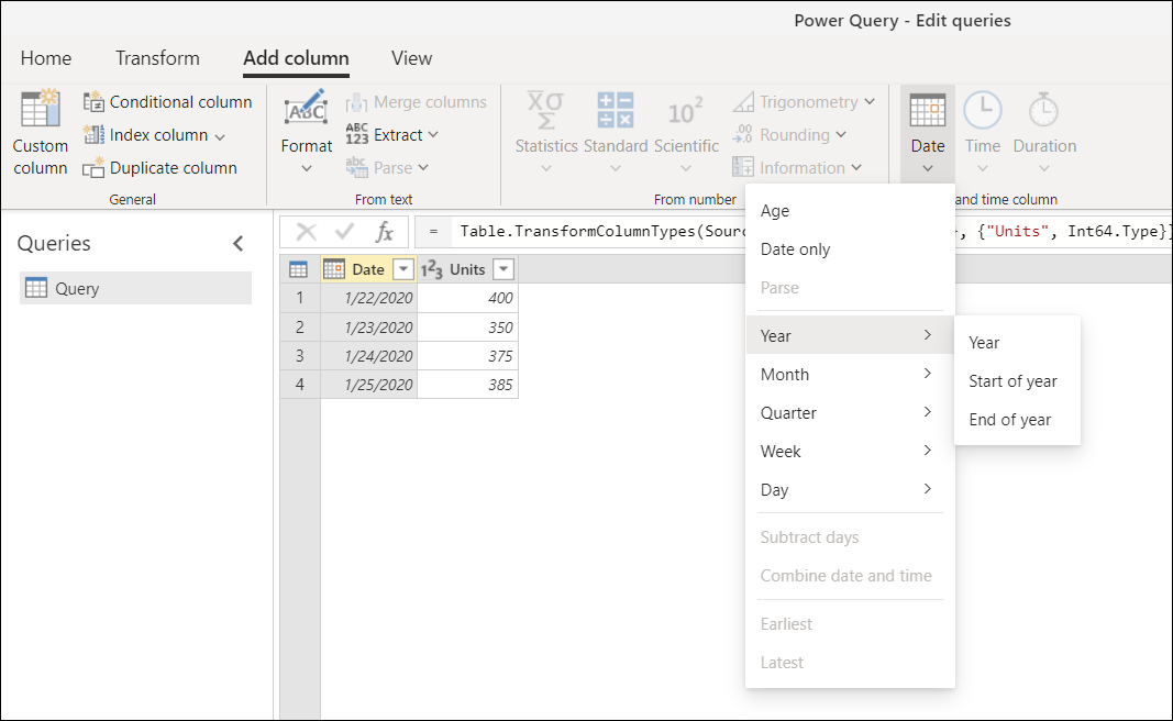 ชนิดข้อมูลใน Power Query - Power Query | Microsoft Learn