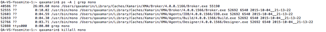 Running commands in Terminal on the Mac