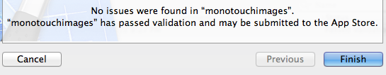 An example no issues message An example no issues message