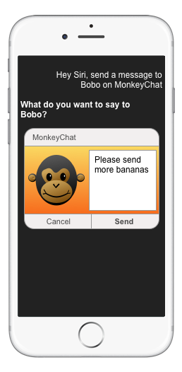Example Intents UI Extension output