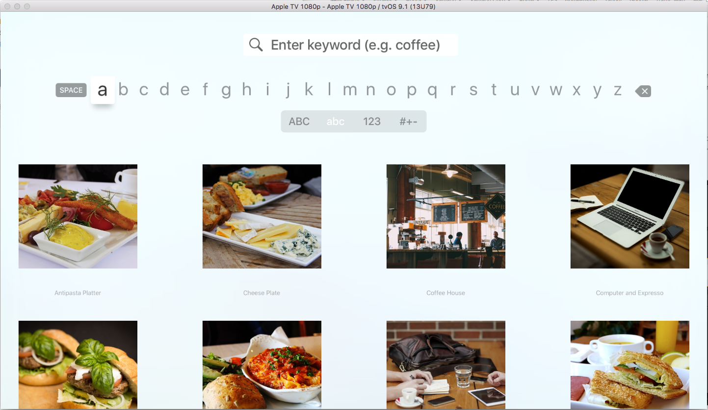 Sample Search Results