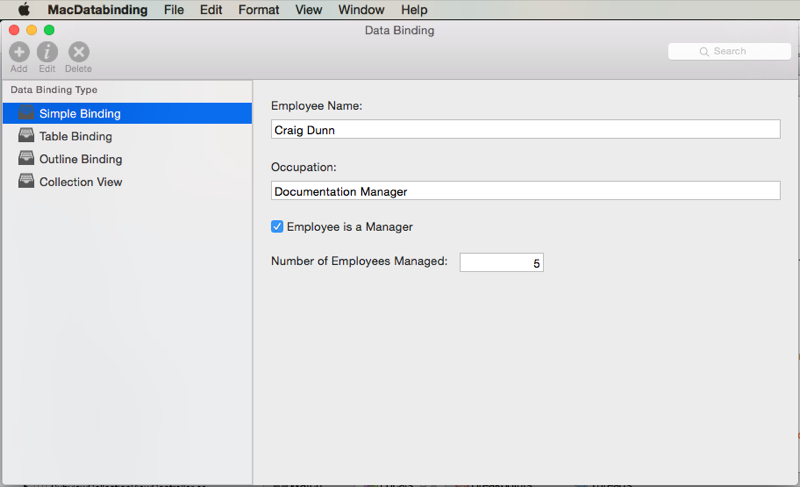 Showing an auto-populated form Showing an auto-populated form