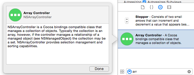Selecting an Array Controller from the Library Selecting an Array Controller from the Library