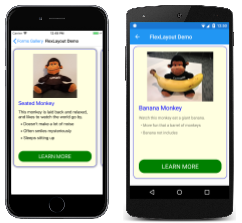 FlexLayout Example FlexLayout Example