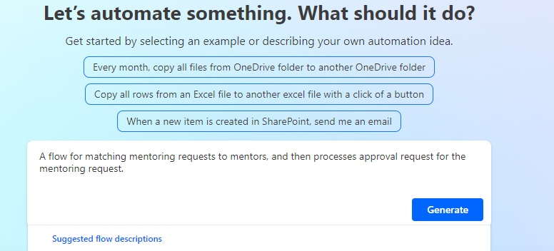 Screenshot showing the Copilot prompt.