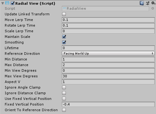 RadialView Example