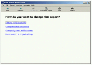 screen shot of a iui test screen.