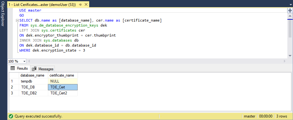 TDE sertifikaları listesi