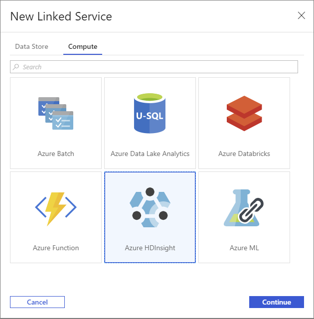 Azure Data Factory için HDInsight bağlı hizmeti oluşturun.