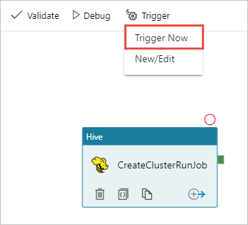Azure Data Factory işlem hattını tetikleme.