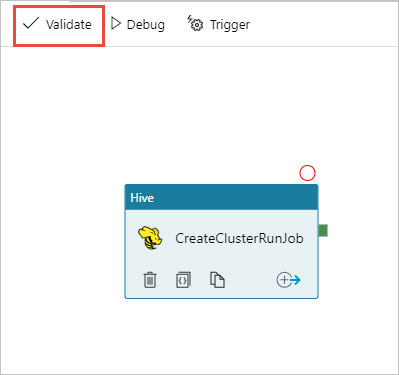 Azure Data Factory işlem hattını doğrulayın.