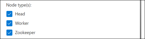 Seçili düğüm türlerini gösteren ekran görüntüsü.