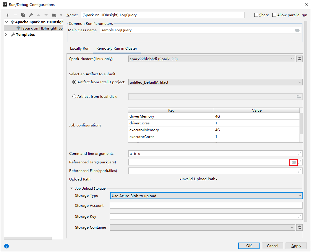 Spark Gönderimi iletişim kutusu.