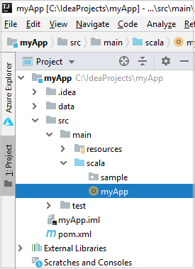 Spark Uygulamasını HDInsight'a Gönder komutu.