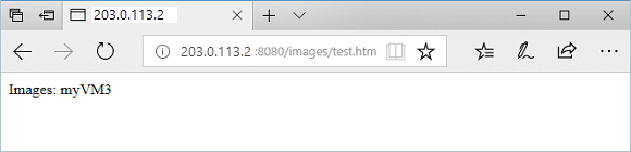 Görüntü URL’sini uygulama ağ geçidinde test etme