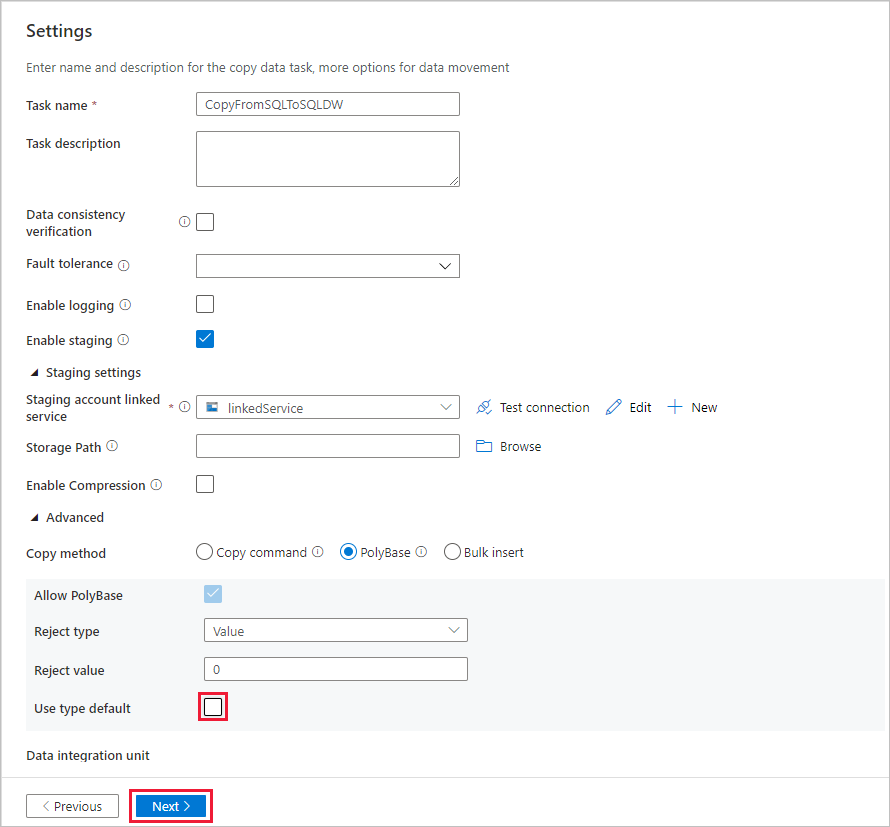 PolyBase'i yapılandırma