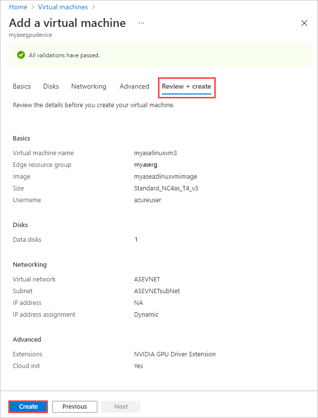 Azure Stack Edge'de