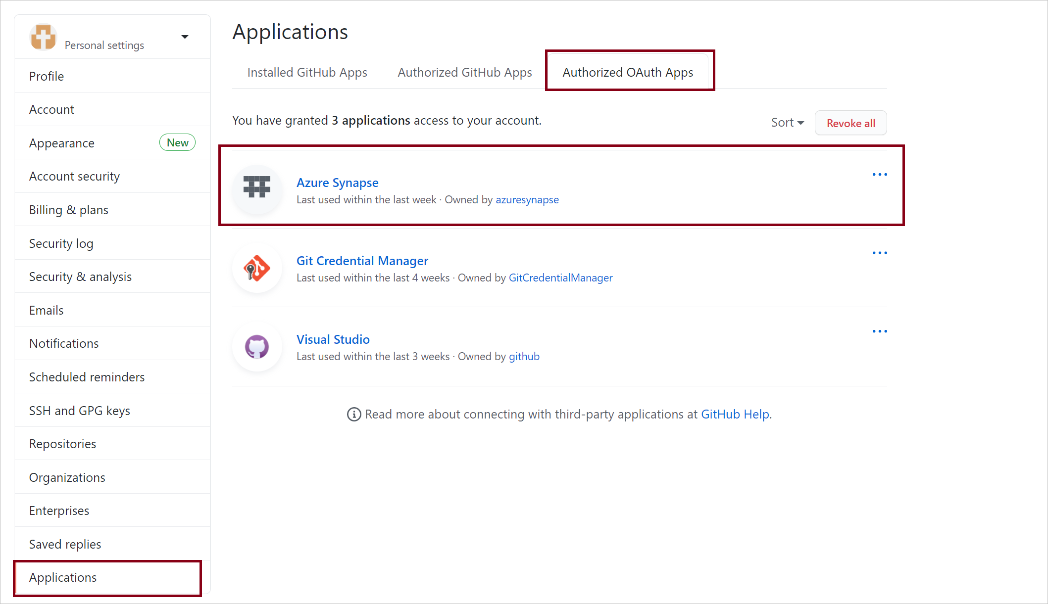 OAuth Uygulamalarını Yetkilendirme