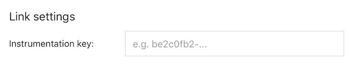 App Center'da instrumentasyon anahtarını ekleme