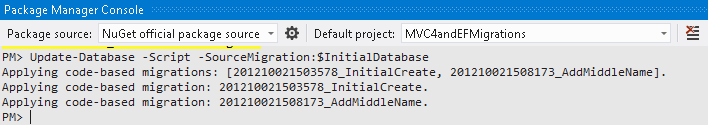 SQL betiği oluşturma