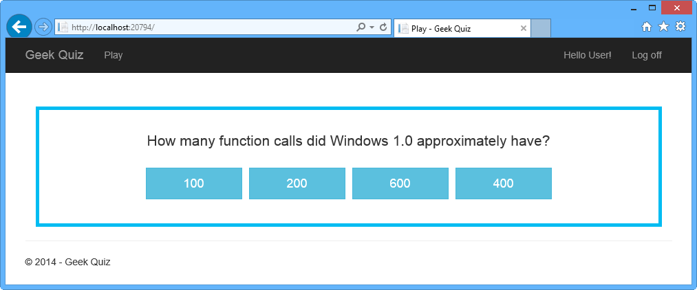 Başka bir soru Başka