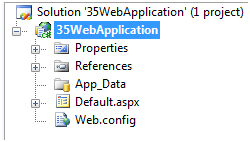 Visual Studio dosya menüsünün ekran görüntüsü. Varsayılan dosya ve klasörü gösteren örnek yeni proje vurgulanır.
