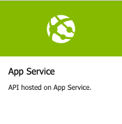 App Service'ten oluşturma