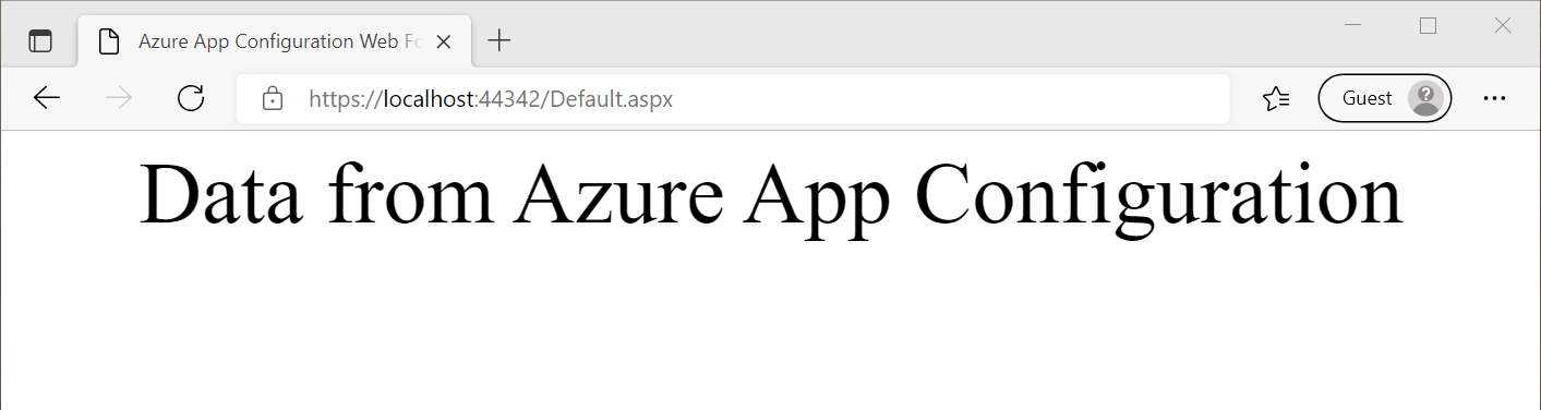 Yerel ortamda uygulama başlatma