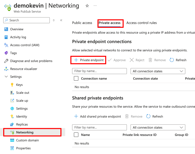 Screenshot showing how to create a separate subnet.