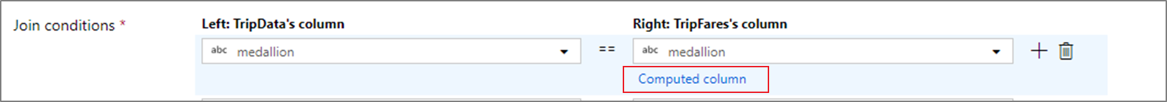 Hesaplanan sütun seçeneği
