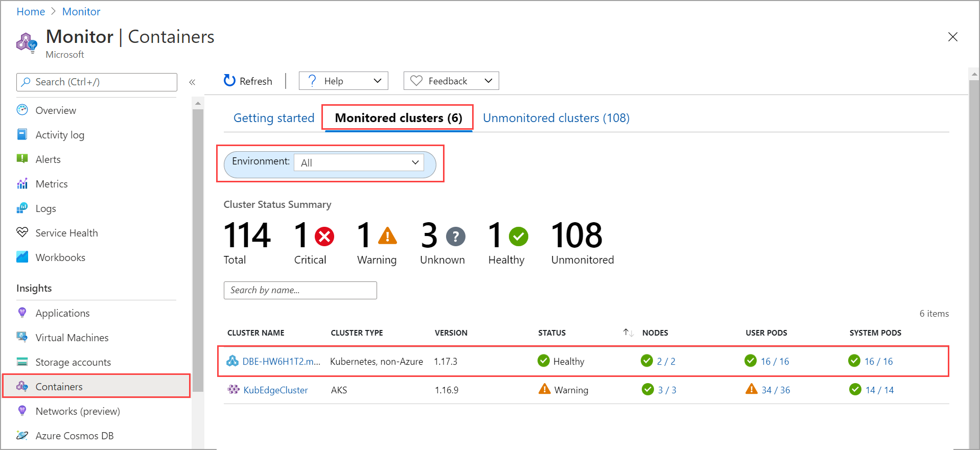 Log Analytics çalışma alanında ölçümler