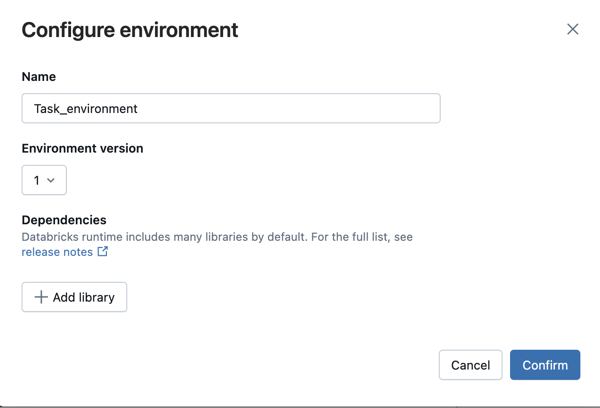 Görev kitaplıkları ekleme