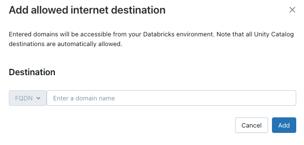 İnternet hedefi ekleyin.