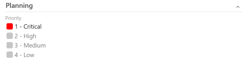 İş öğesi formundaki özel denetimin ekran görüntüsü.