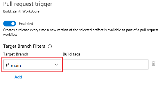 Hedef dalınızı seçmeyi gösteren ekran görüntüsü.