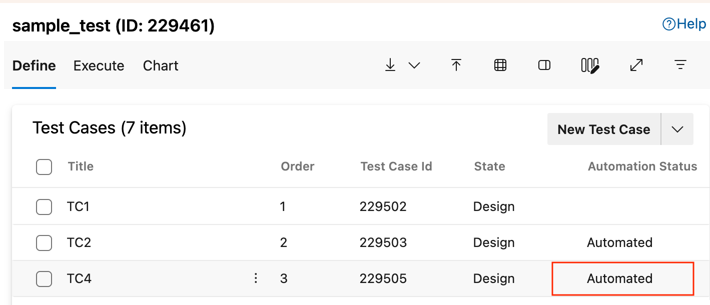 Otomasyonlu bir test çalışmasının ekran görüntüsü.