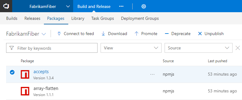 yukarı akış npmjs