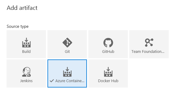 Kaynak olarak Azure Container Registry