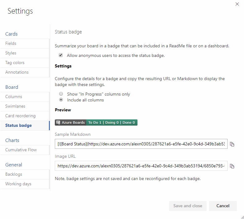 Panoları paylaşmak için rozet kullanın.