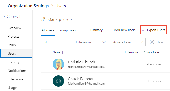 dışarı aktar düğmesi