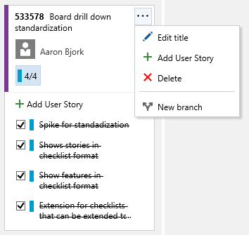 Epic Özellik detayına gitme
