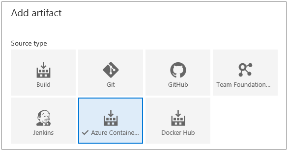 Kaynak olarak Azure Container Registry