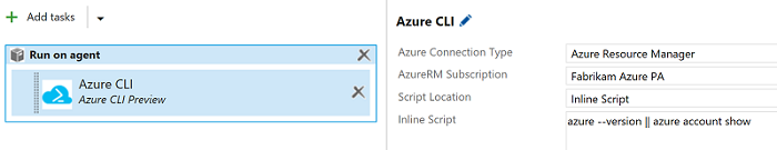 Azure CLI görevi