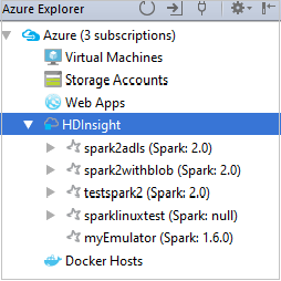 IntelliJ IDEA Azure Gezgini ana görünümü.