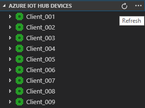 IoT Hub cihaz listesini yenileme