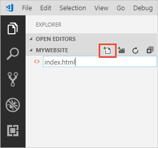 Visual Studio Code'da varsayılan dizin dosyasını oluşturma